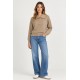Jersey cuello polo botones mujer