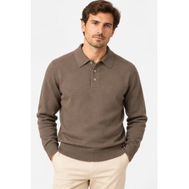 Jersey hombre cuello polo