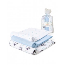Pack 3 gasas "Pandas" Interbaby