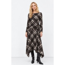 Vestido asimétrico nudo Tiffosi mujer