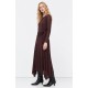 Vestido asimétrico nudo Tiffosi mujer