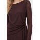 Vestido asimétrico nudo Tiffosi mujer