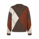 Jersey rombos cuello pico Tiffosi mujer