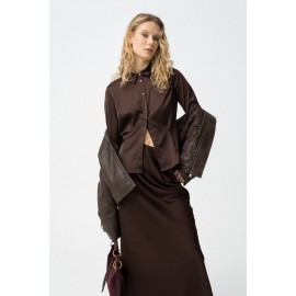 Blusa satinada Tiffosi mujer