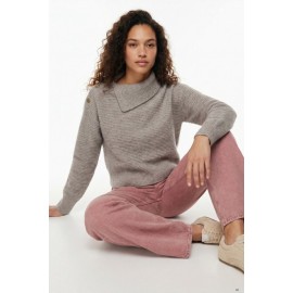 Jersey cuello caído botones Tiffosi mujer