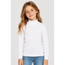 Camiseta cuello semicisne unisex infantil