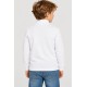 Camiseta cuello semicisne unisex infantil