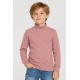 Camiseta cuello semicisne unisex infantil