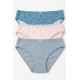 Pack 3 bragas mujer estampados