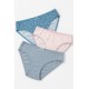 Pack 3 bragas mujer estampados