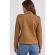 Chaqueta antelina botones mujer