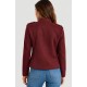 Chaqueta antelina botones mujer