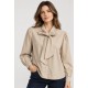 Blusa mujer lazada cuello