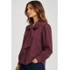 Blusa mujer lazada cuello