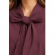 Blusa mujer lazada cuello