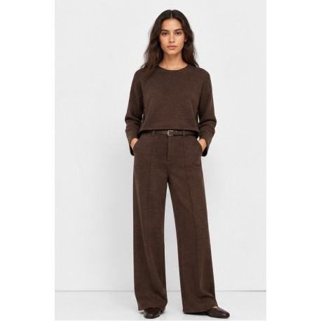 Pantalón punto+cinturón Tiffosi mujer