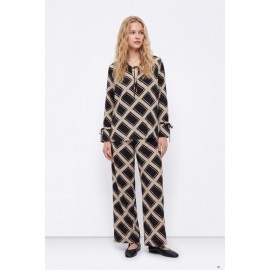 Pantalón estampado geométrico Tiffosi mujer