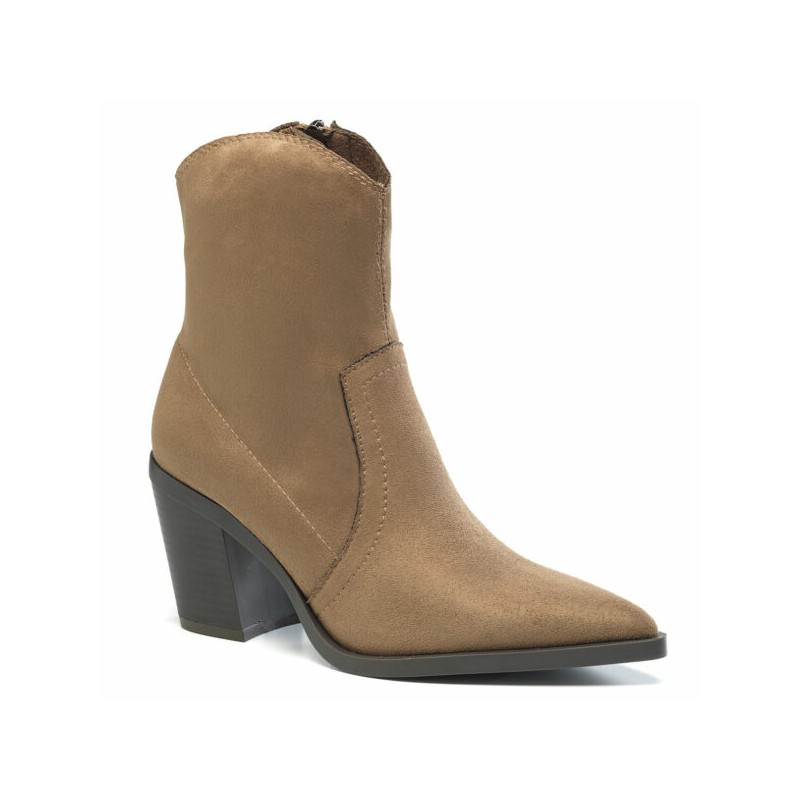 botin de mujer estilo cowboy