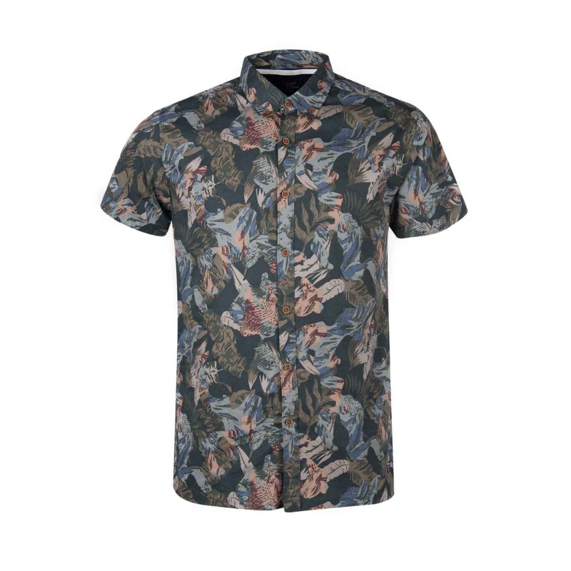 camisa de flores hombre