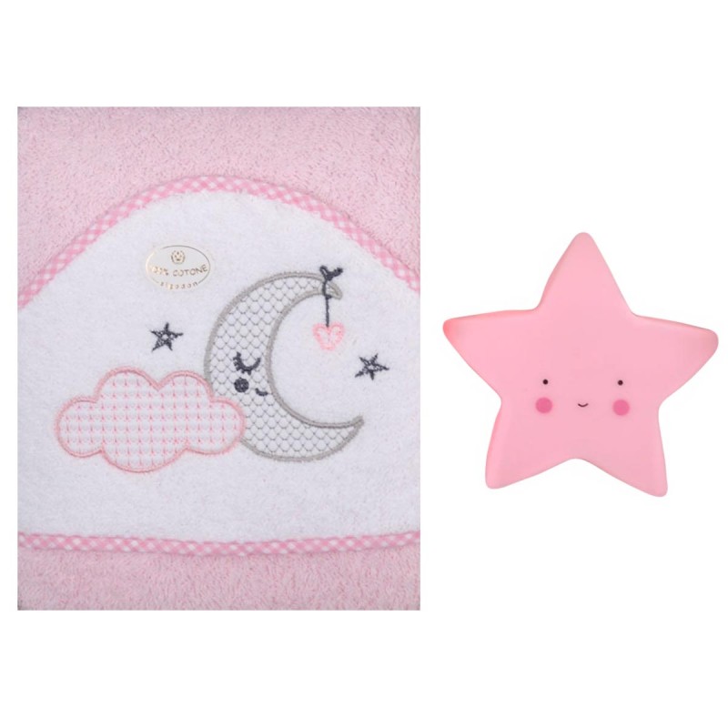 capa de baño y lamparita bebé