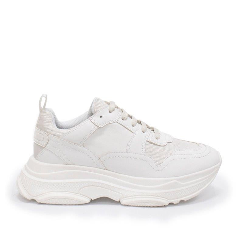 zapatillas deportivas con plataforma blancas