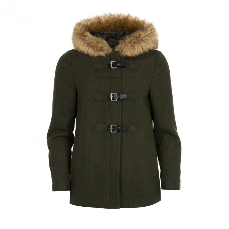 abrigo parka de mujer