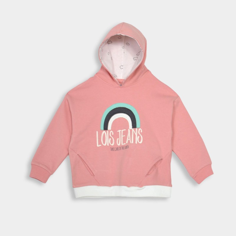 sudadera rosa niña