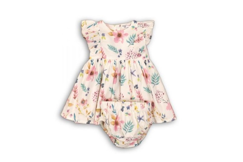 vestido bebé flores